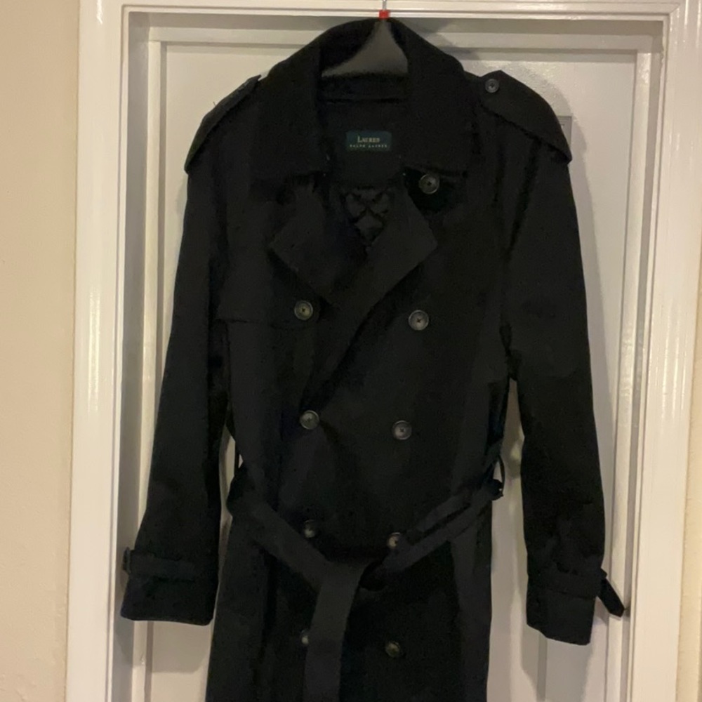 Ralph Lauren Black Trench Coat